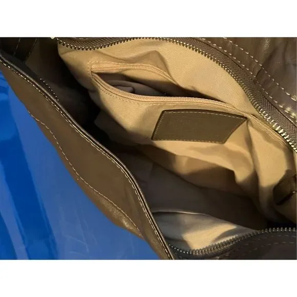 Coach Leather Hobo Shoulder Bag/Purse #L0920-F14707, Brown - Picture 6 of 15